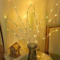 Rama De Birch Blanca Con 20 Luces LED Operadas Por Batería Decoración Para Hogar Y Dormitorio Arbolado Iluminado De Will O' the Wisp - details 2