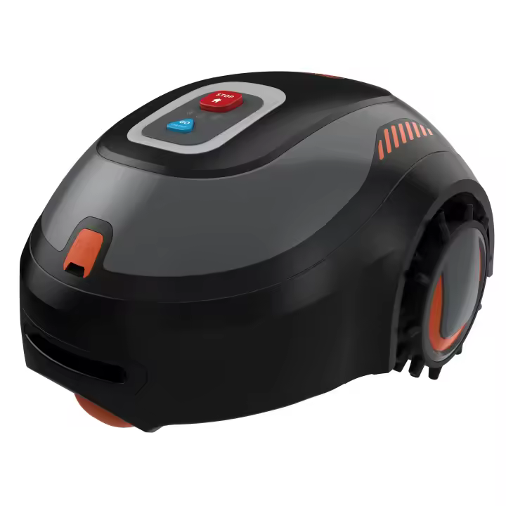 Black & Decker BCRMW123-QW - Robot Cortacésped con Limpiador integrado y casa protectora - 1