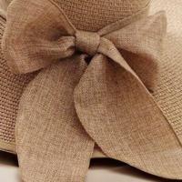 Sombrero De Paja Para Mujer Con Gran Alero De Verano Protección Solar Moda Y Versatilidad Con Lazo Hebillilla Sombrero De Playa - details 5