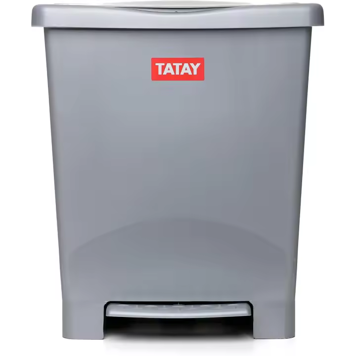 Tatay Cubo basura pedal Milenium Gris 23 Lt - 1