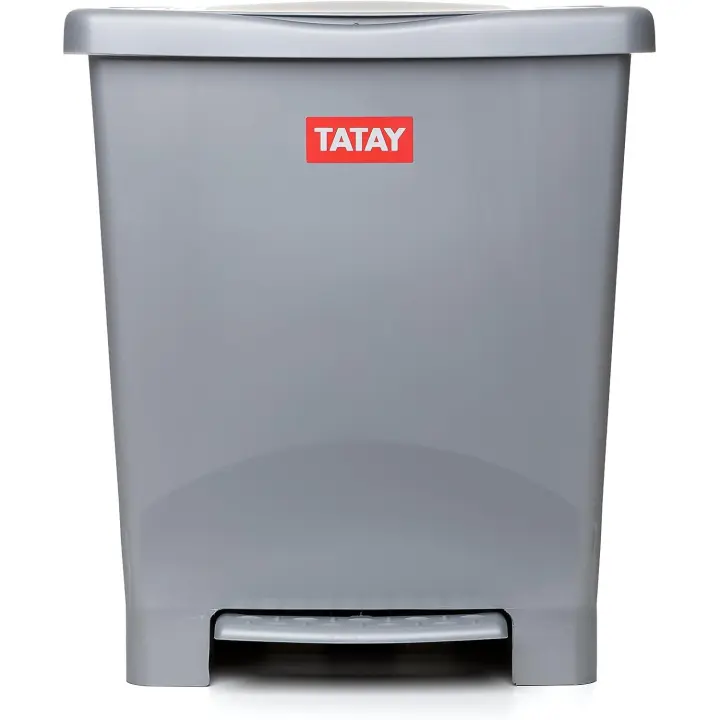 Tatay Cubo basura pedal Milenium Gris 23 Lt - 1