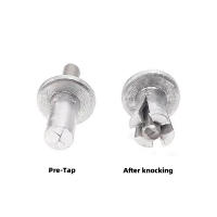 50PCS Clavos De Aluminio Redondos Para Expansión Y Tapping Tipo Golpe Small Fasteners Clavos De Choque Para Carpintería Y Reparación - details 4