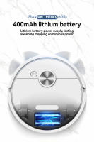 Robot Aspirador Inteligente 3-en-1 Con Fuerte Succión De 300Pa Para Pisos Duros Pelo De Mascotas Y Alfombras Limpieza Automática Mop-Vacuum Combo Eficiente - details 3