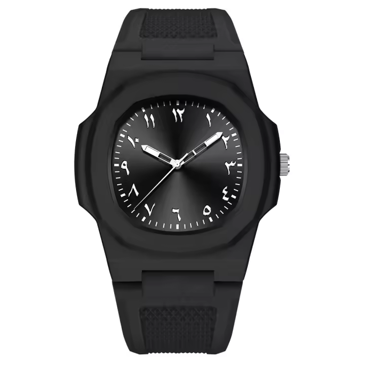 Reloj De Moda Nautilus Para Hombre Deportivo Y Casual Resistente Al Agua Correa De Silicona Suave Y Cómoda Movimiento De Cuarzo - 1