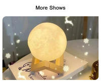Lámpara De Mesa LED DIY Para Niños Luz Nocturna Personalizada De Luna Decorativa Para Dormitorio Iluminación De Escritorio Regalos De Cumpleaños - details 5