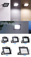 Lámpara De Inundación LED IP66 Impermeable 10W 20W 30W 50W 100W AC 220V Con Reflectores Para Calles Y Jardines Luz Exterior Moderna De Aluminio - details 2