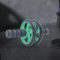 Rodillo De Abdominales Doble Rueda Antideslizante Entrenador De Músculos Abdominales Para Gimnasio Y Ejercicios En Casa Fitness Ab Roller - details 2