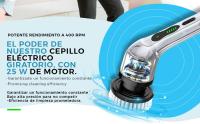 4Family Club-Cepillo Limpieza Hogar Eléctrico, Fregadora Giratoria Eléctrica, 9 en 1, Inalámbrico 360,Limpieza Ducha Baño Cocina Coche, Mango Extensible (137 cm), Ajuste 2 Velocidades, Máxima Potencia - details 2