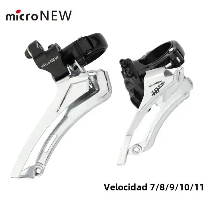 Derailleur De Frente Para Bicicleta De Carretera microNEW Universal Para Bicicleta De Montaña 8/9/10/11 Velocidades Accesorios De Aleación Duraderos Y Prácticos - 1