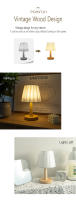 Lámpara De Mesa Nórdica Plegable Con USB 5V Y 220V Luces Nocturnas Para Decoración Del Hogar Y Ambiente De Dormitorio - details 2