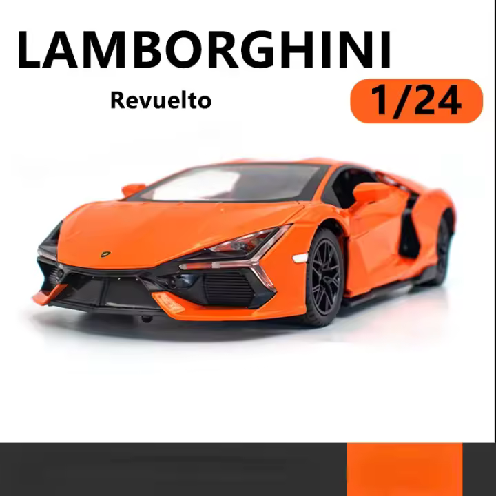 Modelo De Coche De Aleación Lamborghini Revuelto 1:24 Versión De Spray Decoración De Escritorio Regalo Para Amigo C340 Metal Sin Batería - 1