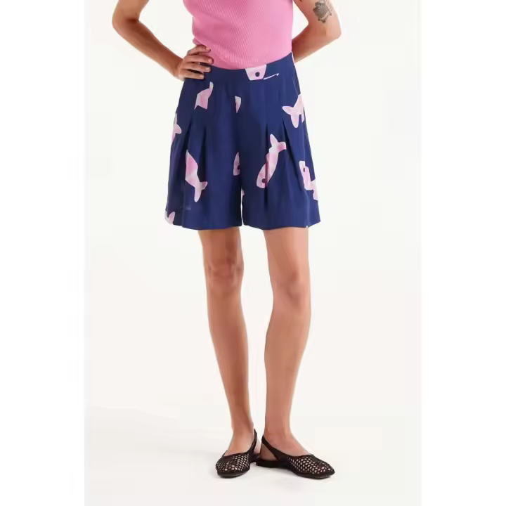 Compañia Fantastica Shorts Mujer Estampado Peces - 1