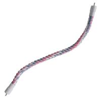 Juguete Para Aves De Compañía Mordedor De Algodón Colorido Para Periquitos Resistente Y Elástico Con Carril Para Colgar En Jaula - details 9