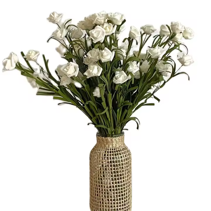Pequeños Bouquins De Flores Imitando Burbujas Rosa Decoración De Hogar De Alta Calidad Para Mesa Del Salón Uso Interior - 1