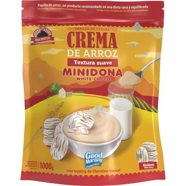 CREMA DE ARROZ (1KG) MINIDONA BLANCO - Max Protein - 1