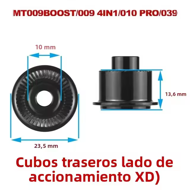Cubierta De Fin De Conversor Para Bicicleta ARC Hub Adaptador De Eje QR Thru Compatible Con MT039 MT005 MT006 MT009 Boost Aluminio - 1