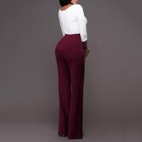Nuevos Pantalones Anchos De Verano Estilo Delgado Micro Bell Bottoms Para Mujer Corte Slim Casual De Pierna Larga - details 2