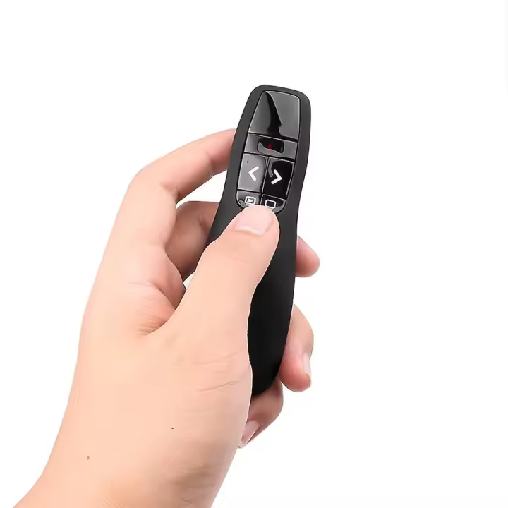 Nueva R400 2,4 GHz presentador USB inalámbrico puntero láser Rojo PPT Remote Control Para PowerPoint presentación - 1