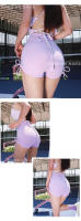 Shorts De Yoga Para Mujer Cintura Alta Verano Fitness Levantamiento De Glúteos Running Gimnasio Deporte Material SPANDEX - details 8