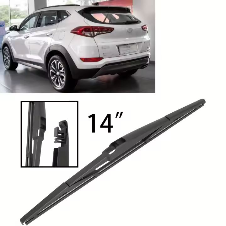 Limpia Parabrisas Trasero 14 Pulgadas Cepillo De Limpieza Para Coche Accesorios Para Hyundai Tucson MK3 2015-2020 Material De Goma - 1