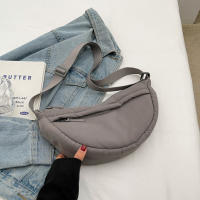 Bolso De Mano En Forma De Dumpling Para Mujer Estilo Casual Con Correa Ajustable Bolso Crescent Bolsos De Hombro Moda Sólida - details 10