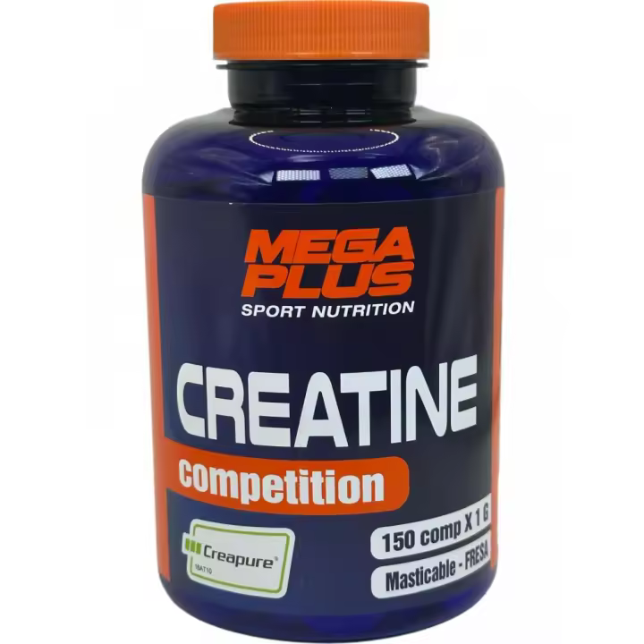 CREATINA (CREAPURE®) 150 Compimidos masticables serie Competition de MEGAPLUS - 1