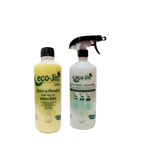 ECO JIN  Original, 1L concentrado + difusor . Limpieza perfecta sin límites ECO-JIN. Higiénizante, Bactericida, Anticalcareo, desinfectante y elimina cal. Componentes tensoactivos. - 1