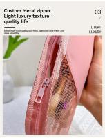 Bolso De Viaje Para Maquillaje Gran Capacidad Portátil De Moda Sencilla Almacenamiento De Cepillos De Maquillaje Y Lápiz De Cejas - details 6