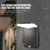 Lámpara De Pared Solar LED Plegable 120° Impermeable Con Sensor De Movimiento 3 Modos Luces De Calle Para Jardín Decoración - details 11