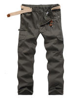 Pantalones Deportivos Casuales Para Hombre Algodón Cintura Media Estilo Recto Cierre De Cremallera Moda Outdoor Primavera Otoño - details 5