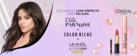 L'Oréal Paris Maquillaje | Cofre de Maquillaje con máscara de pestañas Lash Paradise, Labial Color Riche Matte en tono 640 Erotique y Mini liner Le Khôl de Regalo - details 0