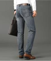 KUBRO Pantalones De Jeans Para Hombre Clásicos Rectos Negocios Azul Negro Elásticos Slim Fit Casual Trabajo Pantalones 29-40 - details 15
