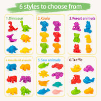 Juguetes De Aprendizaje Para Bebés Cuenta Y Organiza Animales Montessori STEM Regalo Para Niños Actividades De Matemáticas Y Coloración En Preescolar - details 8