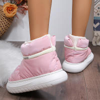 Botas De Piel De Sisal Gruesa Y Antideslizantes Para Mujer Invierno 2024 Nuevas Impermeables Con Suela Gruesa Y Lining De Peluche Botines De Tobillo Cálidos Y Lindos En Colores Variados Talla 36-41 - details 7
