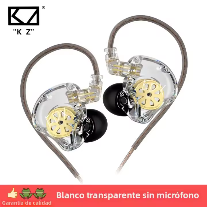 KZ EDX Lite Auriculares Dinámicos Con Cable HIFI Bajos Earbuds Monitor Intra-Auricular Para Deportes Sueño Conducción Cancelación De Ruido - 1