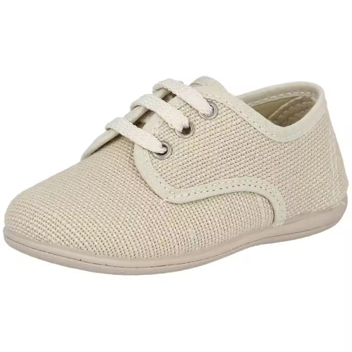 Zapatos de Lona L&R Shoes Mdvul217-Lc para niños en color beige - 1