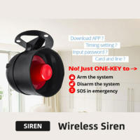 Sirena De Alarma WiFi Tuya Sistema De Alerta Sonora Fuerte Compatible Con Alexa Google Para Seguridad Del Hogar Kit De Sirena Inteligente - details 2