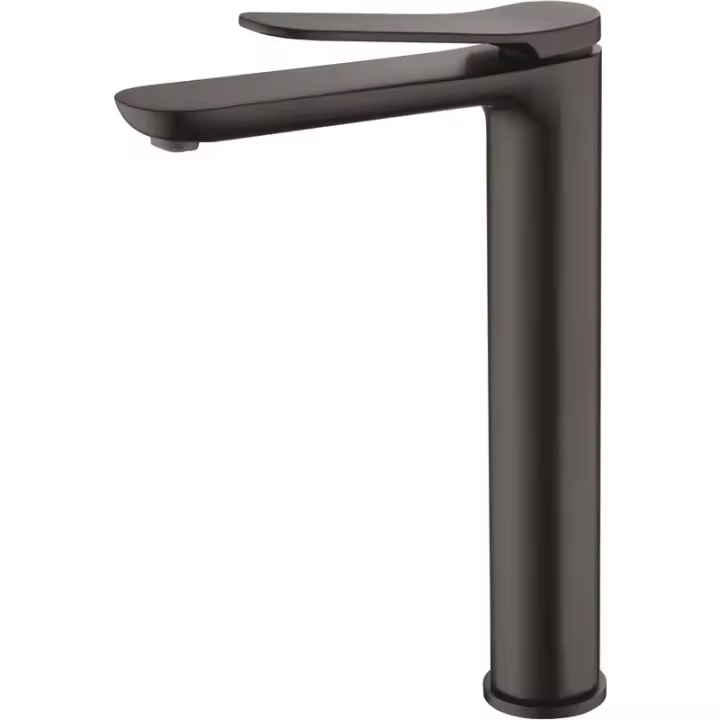 Imex Dinamarca BDR031-3NG grifo monomando lavabo caño alto negro mate - 1