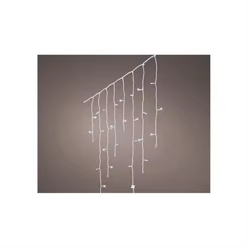 Cortina LED Icicle Lights Parpadeante 5,8m 240 LEDs Luz Fría - 1