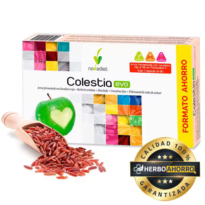 Colestia EVO 60 Cap - Suplemento Natural para Control de Colesterol - Novadiet - 1
