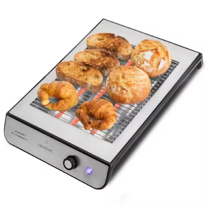 Cecotec Tostador plano Tostador Plano Turbo Easytoast Inox - 1