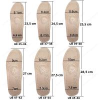 Almohadillas De Apoyo De Arco Para Zapatos De Cuero Genuino Ortopédico Para Pies Planos Control De Olor Transpirables Para Cuidado Del Pie - details 6
