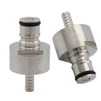 Tapa De Carbonación De Acero Inoxidable Para Botellas De Refrescos PET Y Cerveza Casa Con Barbacoa De 5/16" Tipo Ball Lock - details 4