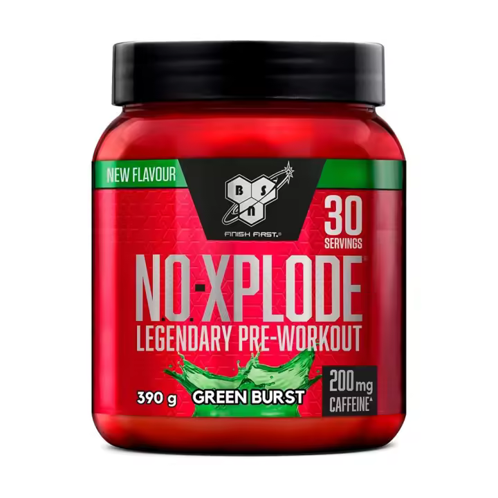 BSN - No-Xplode 390 g - Pre-entrenamiento con cafeína -  Sabor: Explosión verde - 1