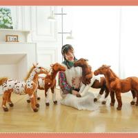 Juguete De Peluche Realista Con Esqueleto Y Sangre Caballo Lusa Flores Caballo Muñeco De Simulación Regalo Para Todas Las Edades - details 2
