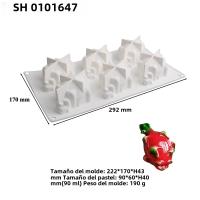 Molde De Galletas De Silicona SHENHONG Con Diseño De Frutas Mousse De Naranja Manzana Pera Mango Durazno Herramientas De Decoración De Postres - details 7
