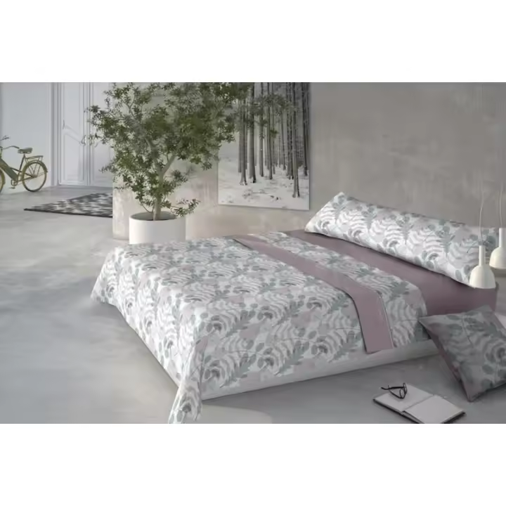 Pierre Cardin - Juego de Sábanas Pierre Cardin CORALINA NESTOR Rosa Cama de 150 - 1