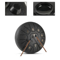 Kit De Tambor De Lengüeta De Acero Miwayer 6" 11 Notas Instrumento De Sanación Sonido De Lluvia Herramienta Para Ansiedad Yoga/Medical/Aire Libre - details 2