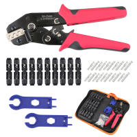 Juego De Acríclines Para Conectores De Cable Eléctrico Herramientas De Crimpado Para Energía Solar 2546B Mini Pliers De Acero Al Carbono - details 1