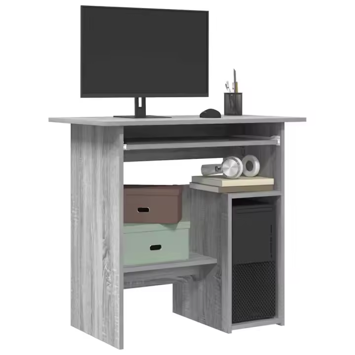 Sonoma Escorio Madera multicapa gris 80x45x74 cm - 1